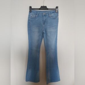 SHEIN Light-Washed Flared Jeans